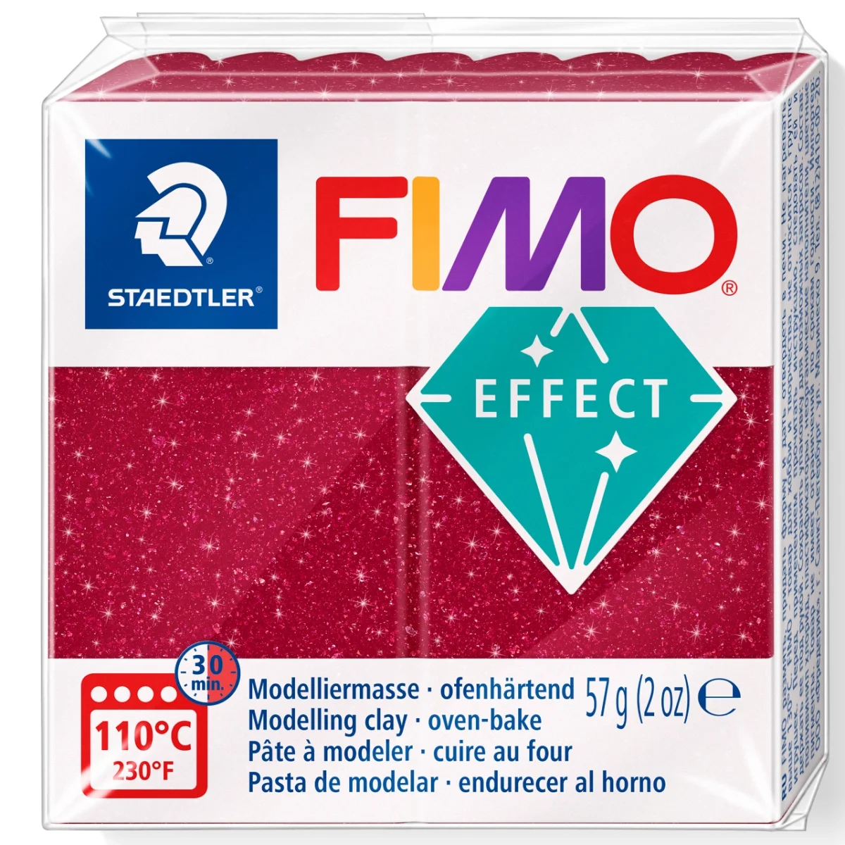 202 Galaxy Red Fimo Effect - Bild 2