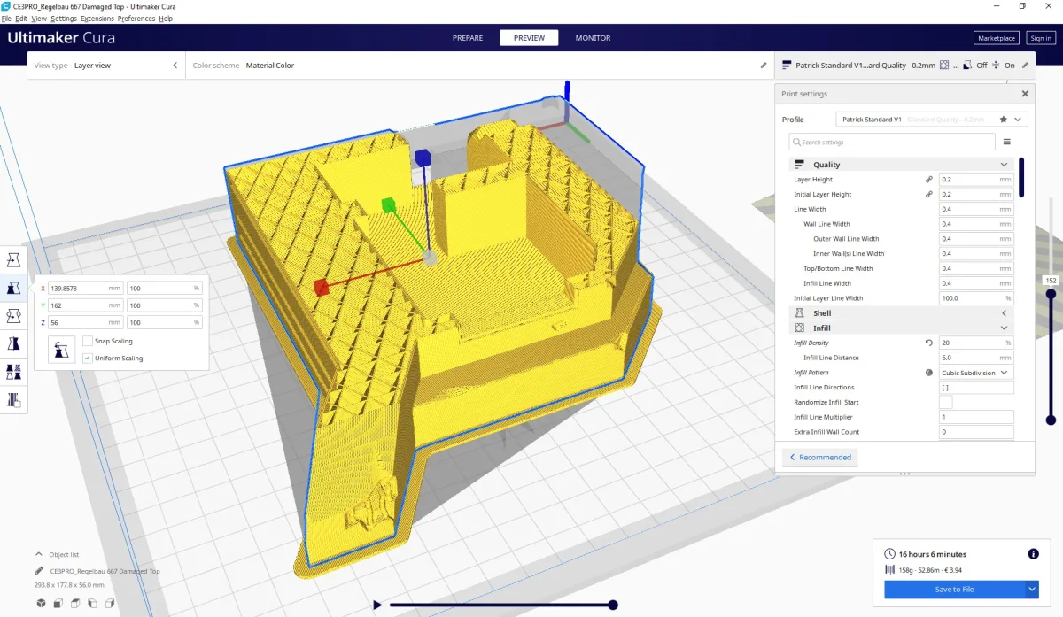 Regelbau 667 German Bunker - Digital Download .STL file for 3D Printing - Bild 5