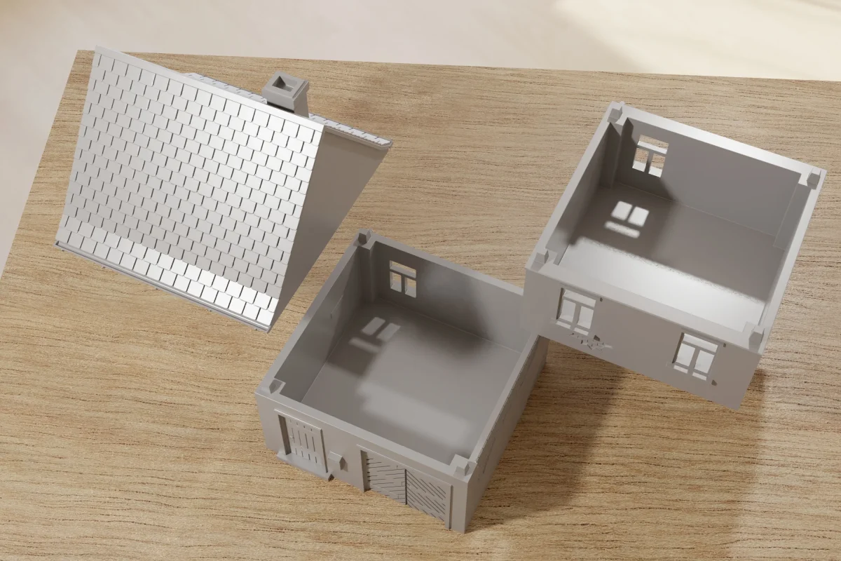 German House DST3 - Digital Download .STL Files for 3D Printing - Bild 3