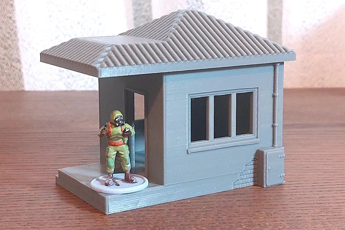 Guard House - Military Outpost - Digital Download .STL Files for 3D Printing - Bild 8
