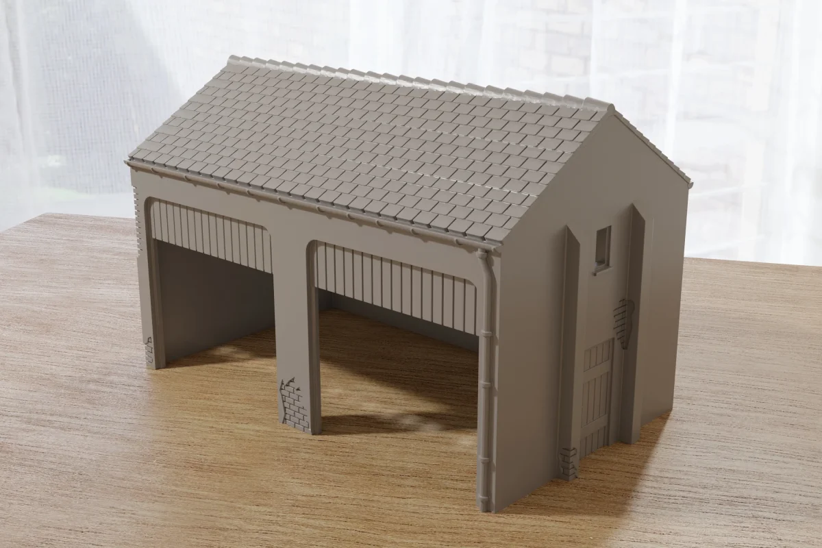 Industrial Buildings Set - Digital Download .STL Files for 3D Printing - Bild 7