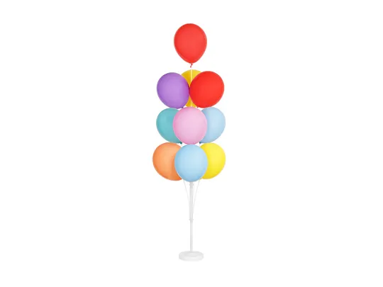 Stativ för 13 ballonger Vit/Transparent - Bild 2