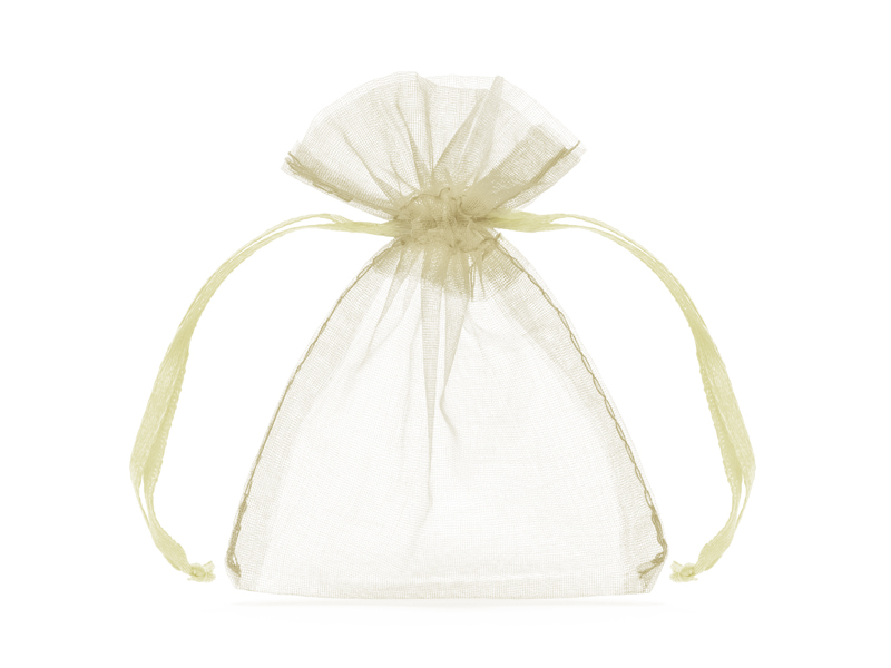 Organzapåsar Creme 7.5×10 cm 10-pack - Bild 2
