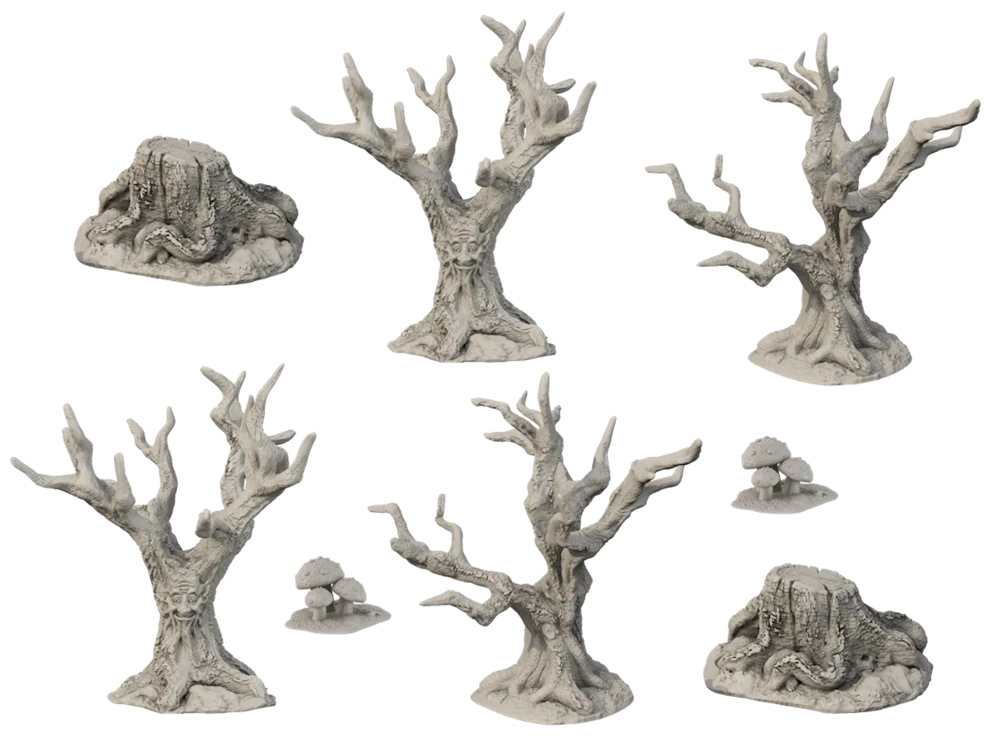 Terrain Crate: Gothic Grounds – Haunted Woods Terrain Set (28mm–30mm) - Bild 2