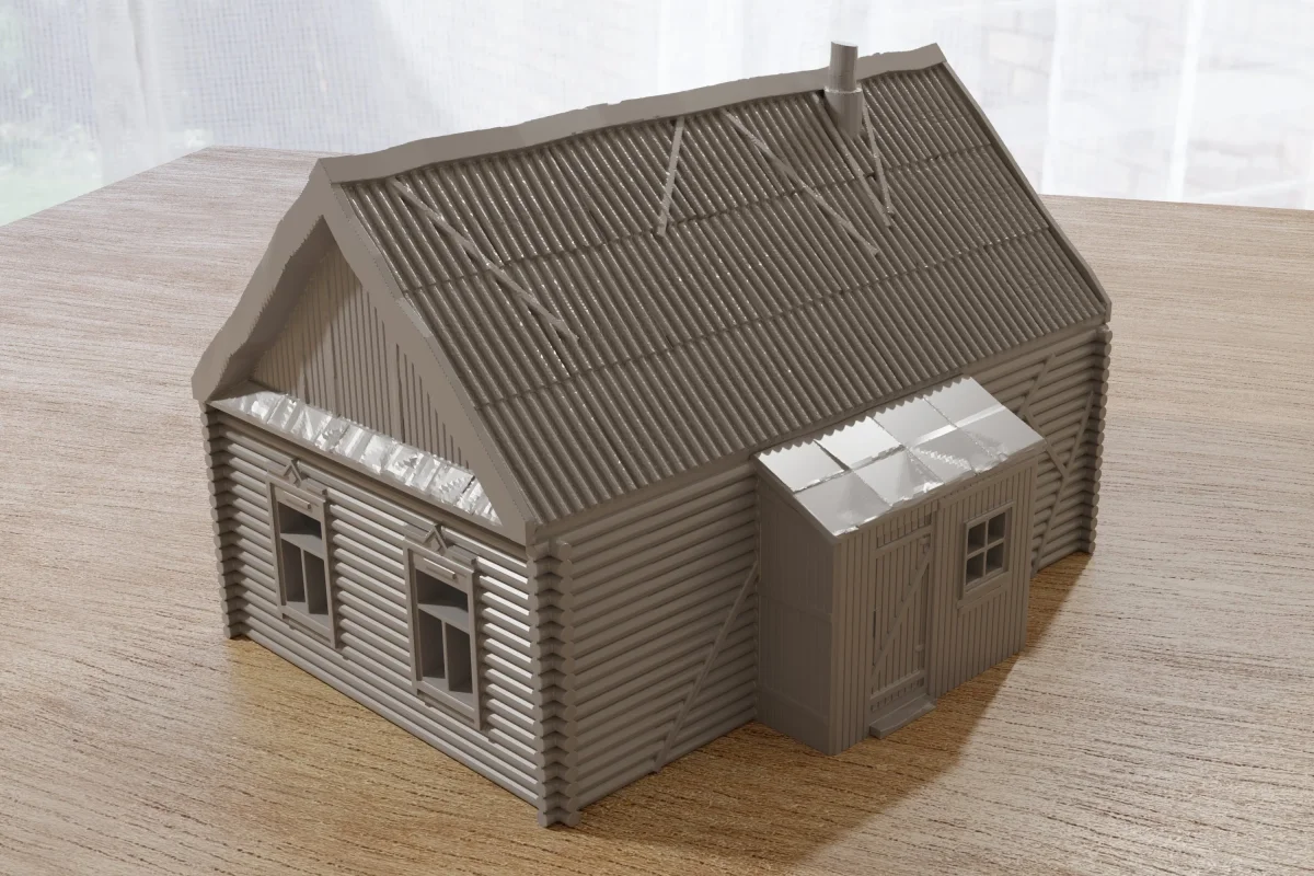 Russian Izba - Tabletop Wargaming WW2 Terrain | 15mm 20mm 28mm HO Miniature 3D Printed Model | Bolt Action - Bild 7