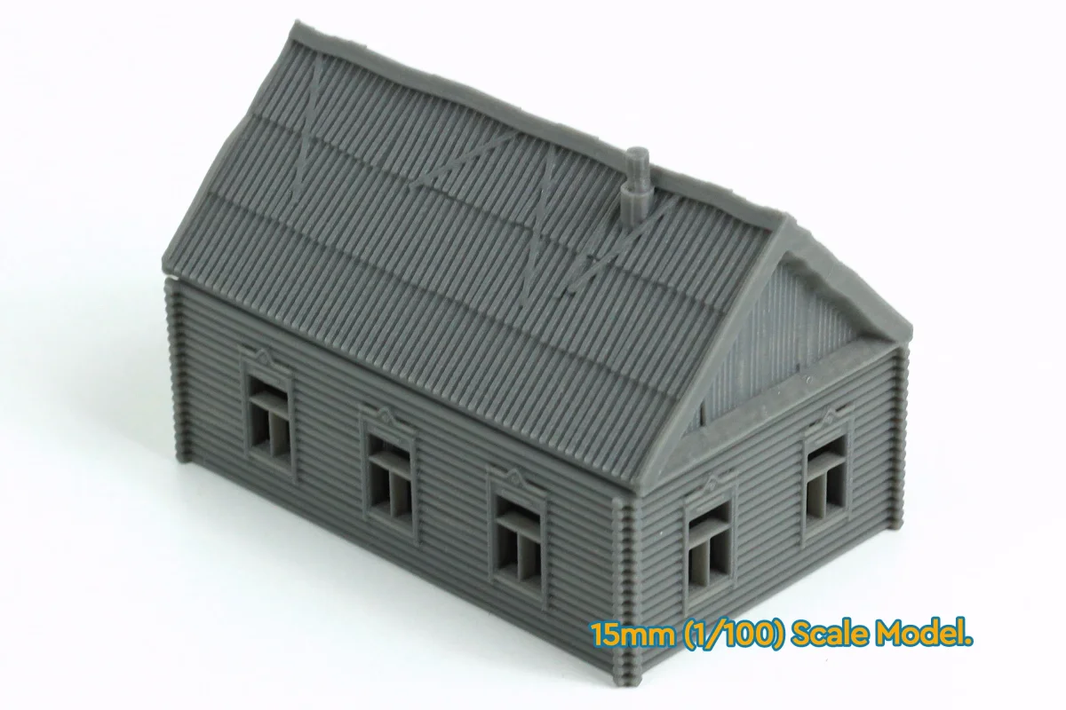 Russian Izba - Tabletop Wargaming WW2 Terrain | 15mm 20mm 28mm HO Miniature 3D Printed Model | Bolt Action - Bild 5