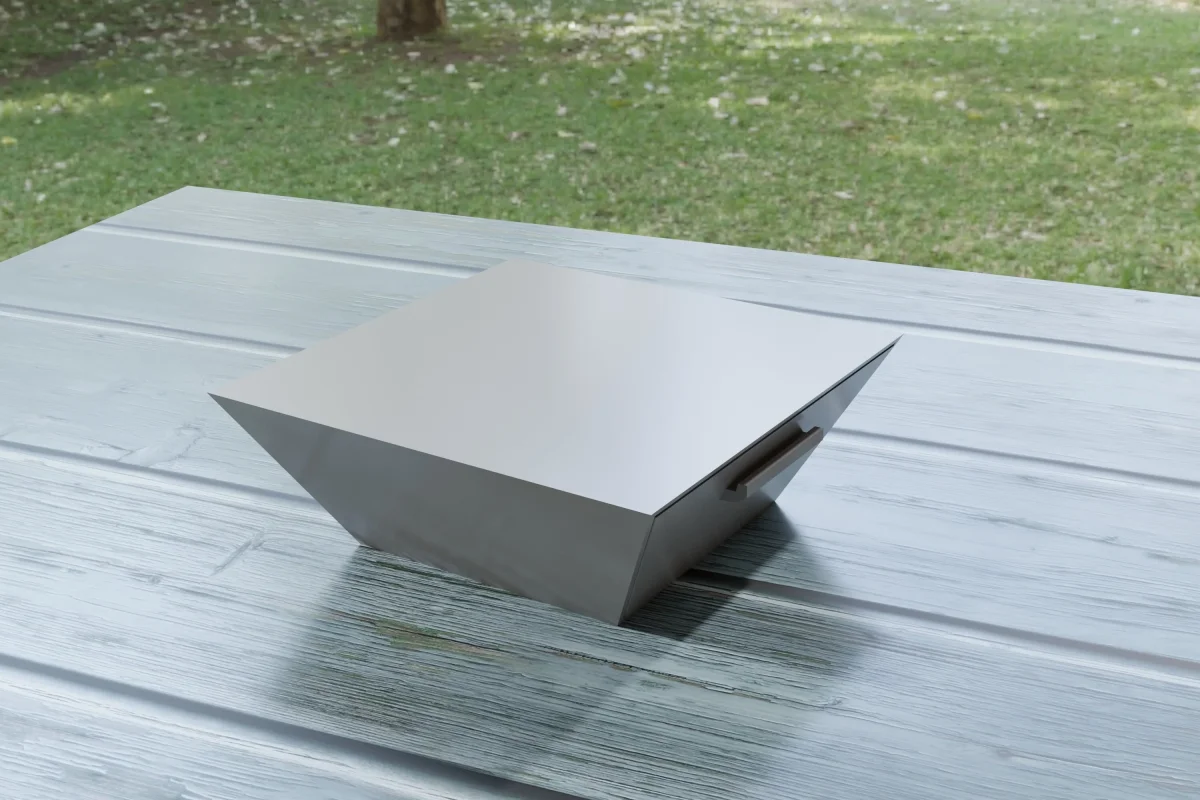 Inverted Pyramid Coffee Table: Modern Dollhouse Miniature Furniture - Bild 4