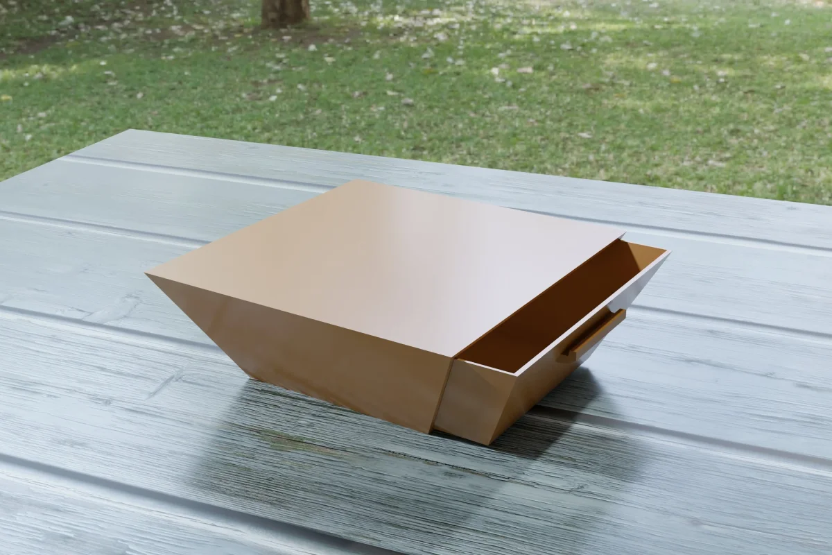 Inverted Pyramid Coffee Table: Modern Dollhouse Miniature Furniture - Bild 6