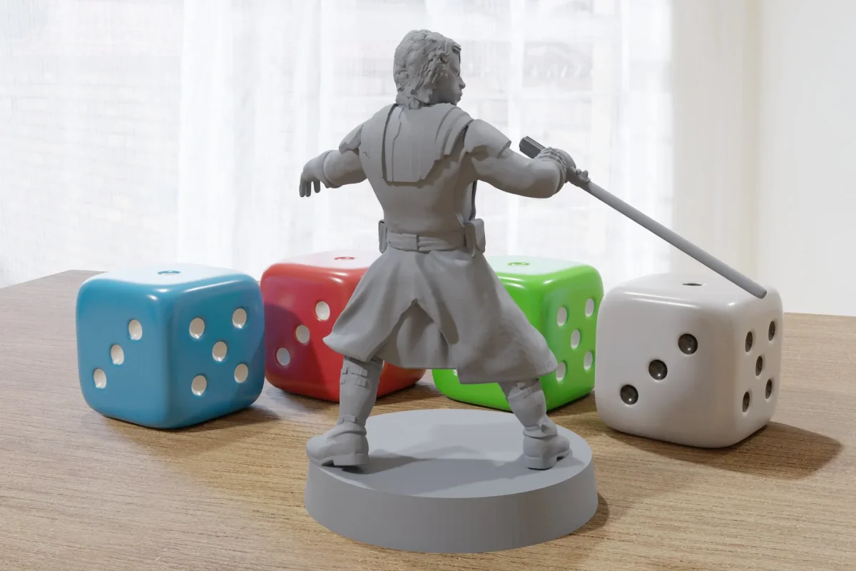 Anakin - Revenge of the Sith - Star Wars Legion 35mm Proxy Miniature for Tabletop RPG - Bild 3