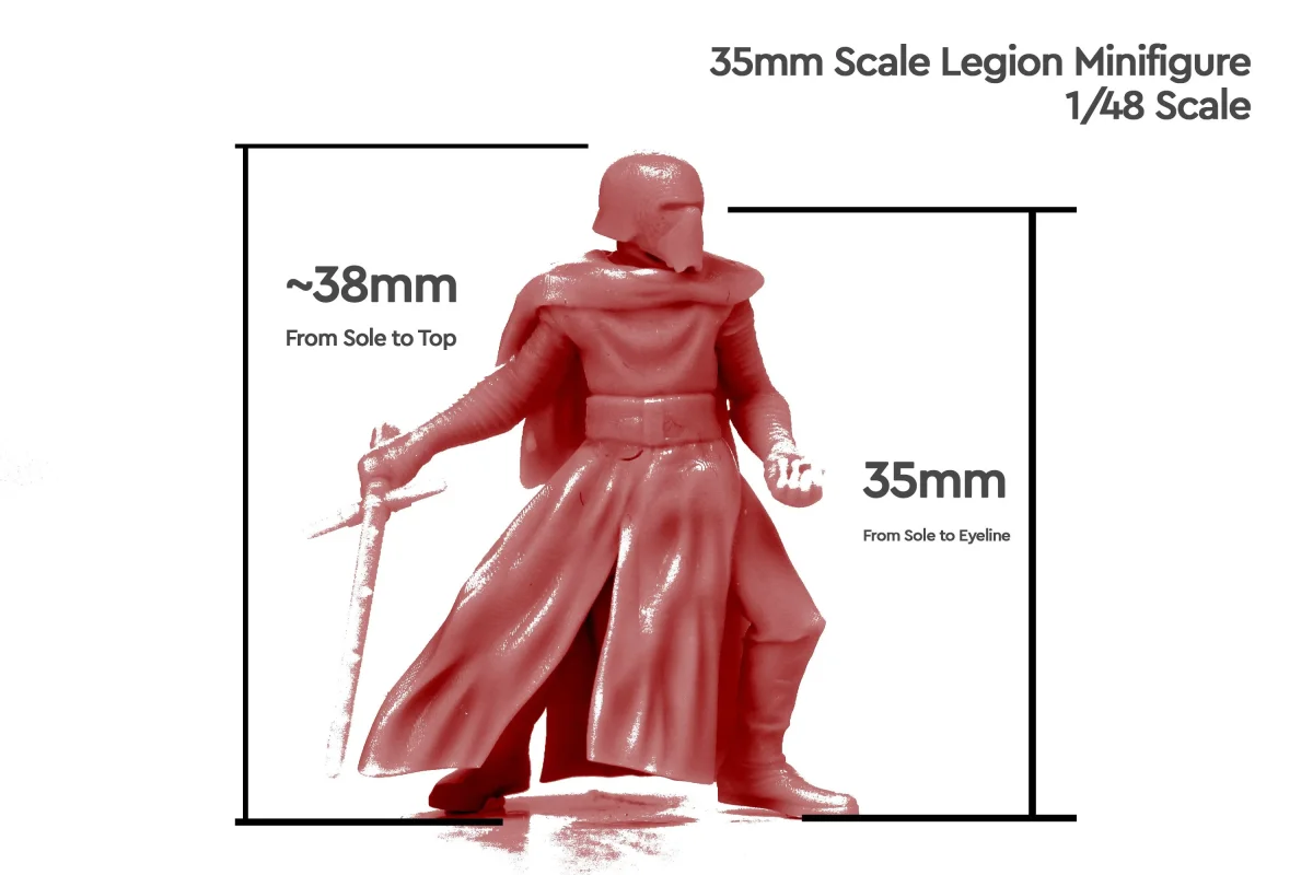Anakin - Revenge of the Sith - Star Wars Legion 35mm Proxy Miniature for Tabletop RPG - Bild 4