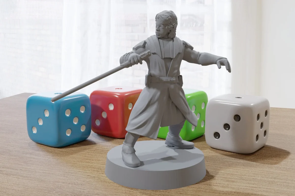 Anakin - Revenge of the Sith - Star Wars Legion 35mm Proxy Miniature for Tabletop RPG - Bild 2