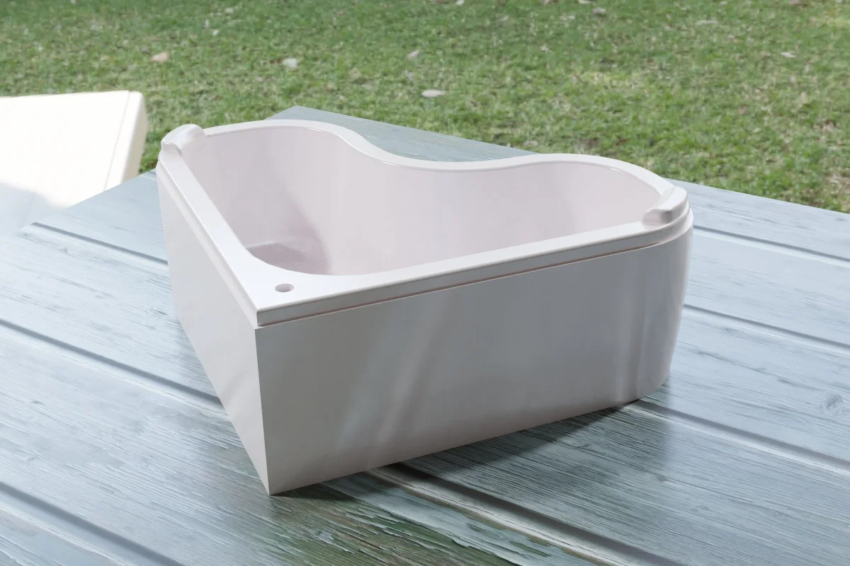 Heart Bathtub - 1:12 Dollhouse Miniature Furniture - Bild 6