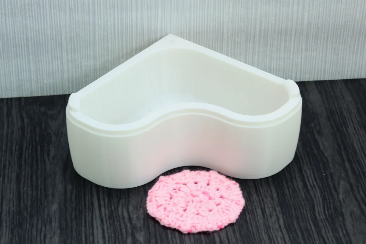 Heart Bathtub - 1:12 Dollhouse Miniature Furniture - Bild 4