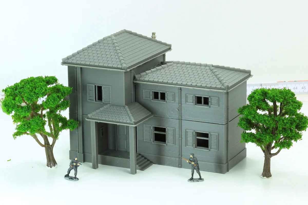 Italian Village Set - 4 Houses - Historical Tabletop Wargaming Terrain - Miniature Gaming - 3D Printed - Bild 4