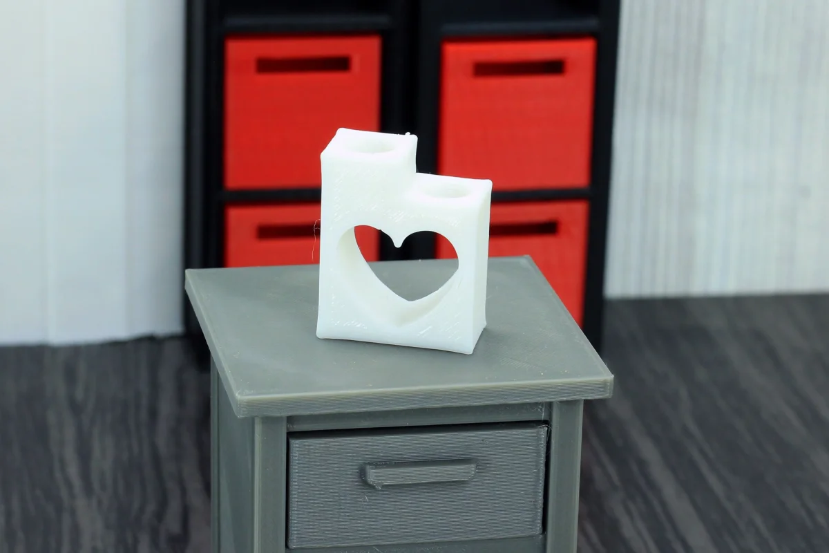 Heart Candle Stand - Dollhouse Miniature 1:12 Miniature Dollhouse Furniture - Bild 3