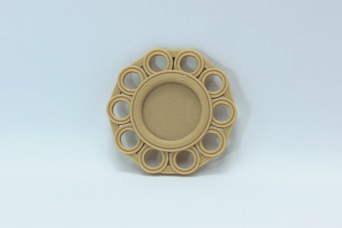 Ring Pattern Mirror Frame - 1:12 Dollhouse Miniature Furniture - Bild 3