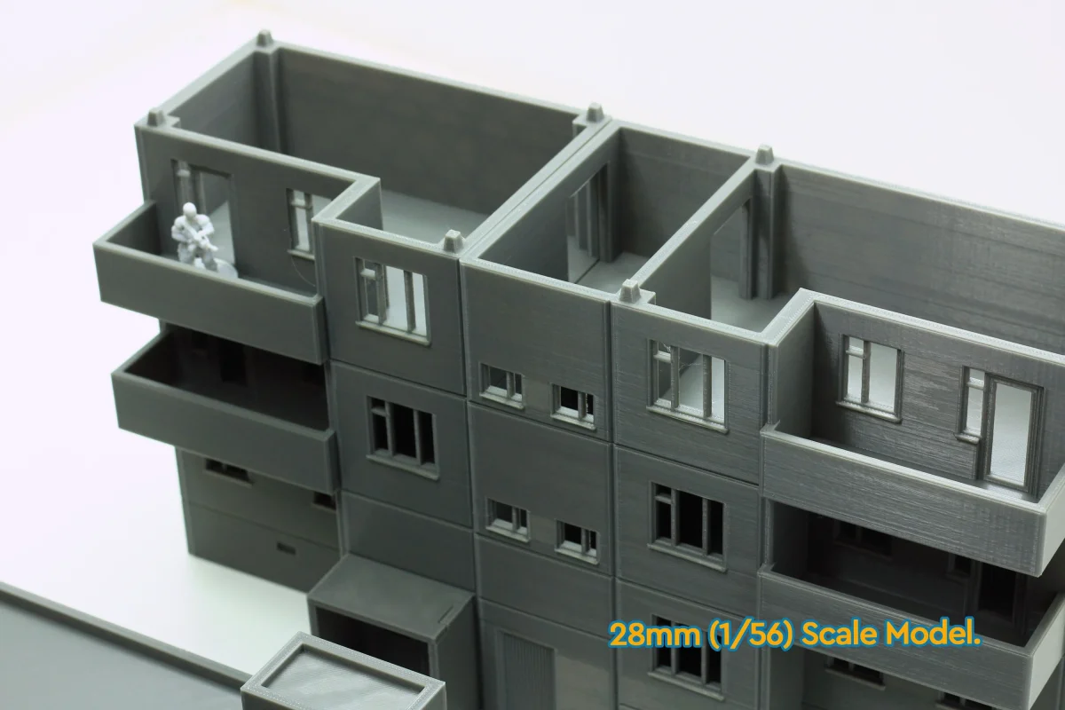 ZONA ALFA Pripyat Apartment Tower Type 1 - RPG Miniatures Gaming Terrain - Bild 4