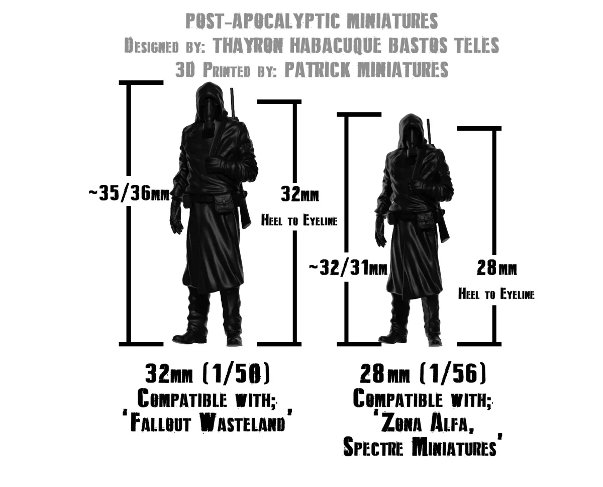 Cyclops Medic - 28mm / 32mm - Post Apocalyptic Minifigure - Ideal Proxy Miniature for Zona Alfa - Fallout Wasteland - Tabletop RPG Games - Bild 4