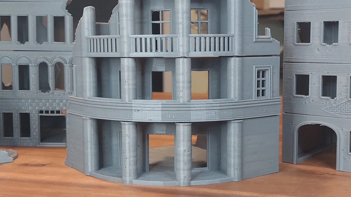 Stalingrad Ruins Set - Tabletop Wargaming WW2 Terrain | Miniature 3D Printed Model | Flames of War & Bolt Action - Bild 6