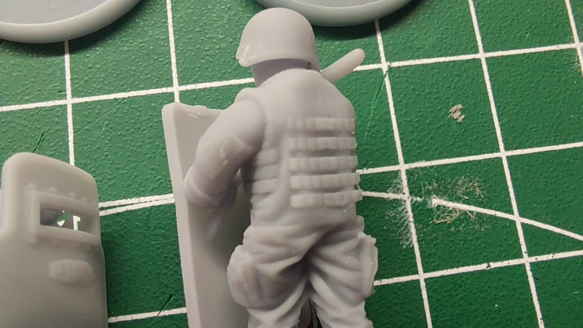 Riot Shields Squad - Modern Wargaming Miniatures for Tabletop RPG - 20mm / 28mm / 32mm Scale Minifigures - Bild 7