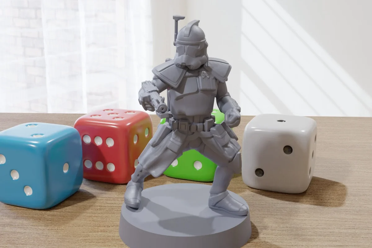 ARC Trooper CT-1409 Echo - Star Wars Legion 35mm Proxy Miniature for Tabletop RPG - Bild 2