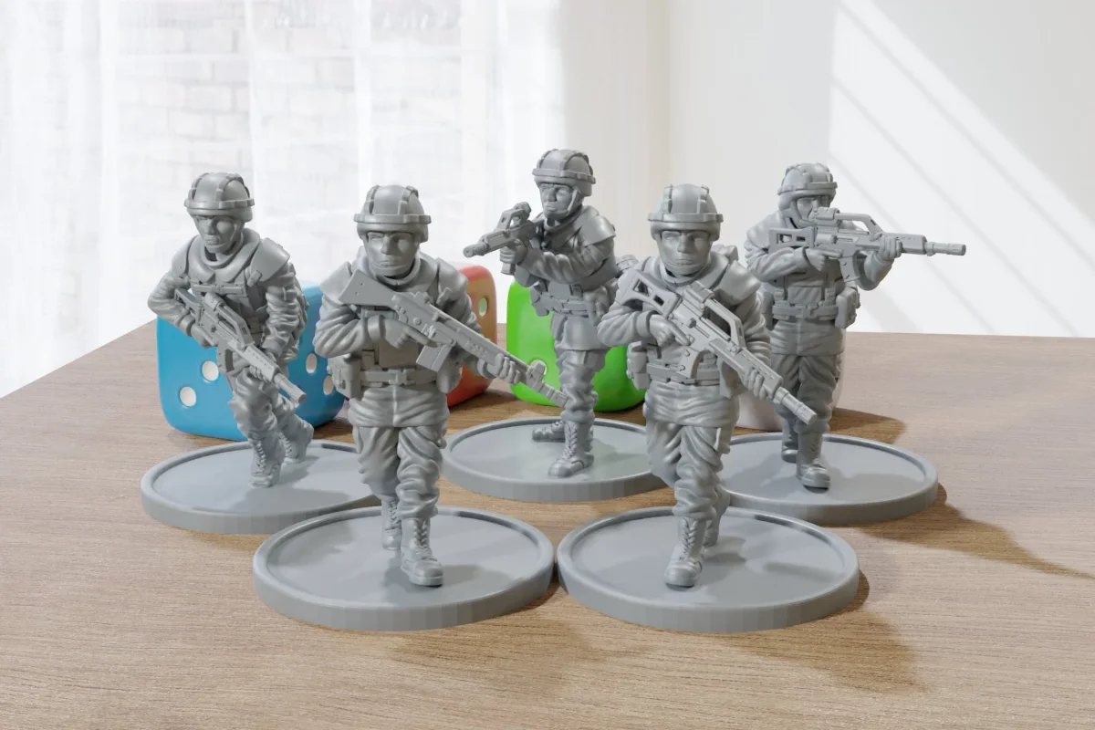 Bundeswehr Panzergrenadier Unit - Modern Wargaming Miniatures for Tabletop RPG - 28mm / 32mm Scale Minis - Bild 2