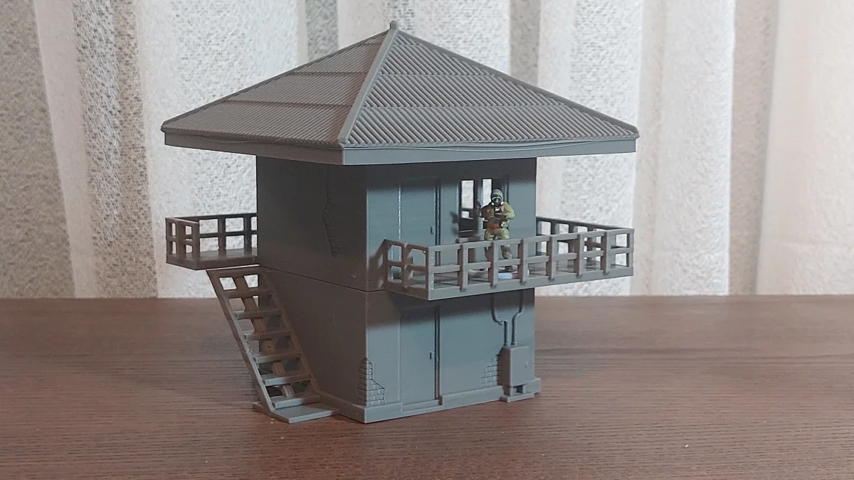 Watch Tower - Miniature Wargaming Terrain - Zona Alfa - Team Yankee - 3D Print - Bild 7