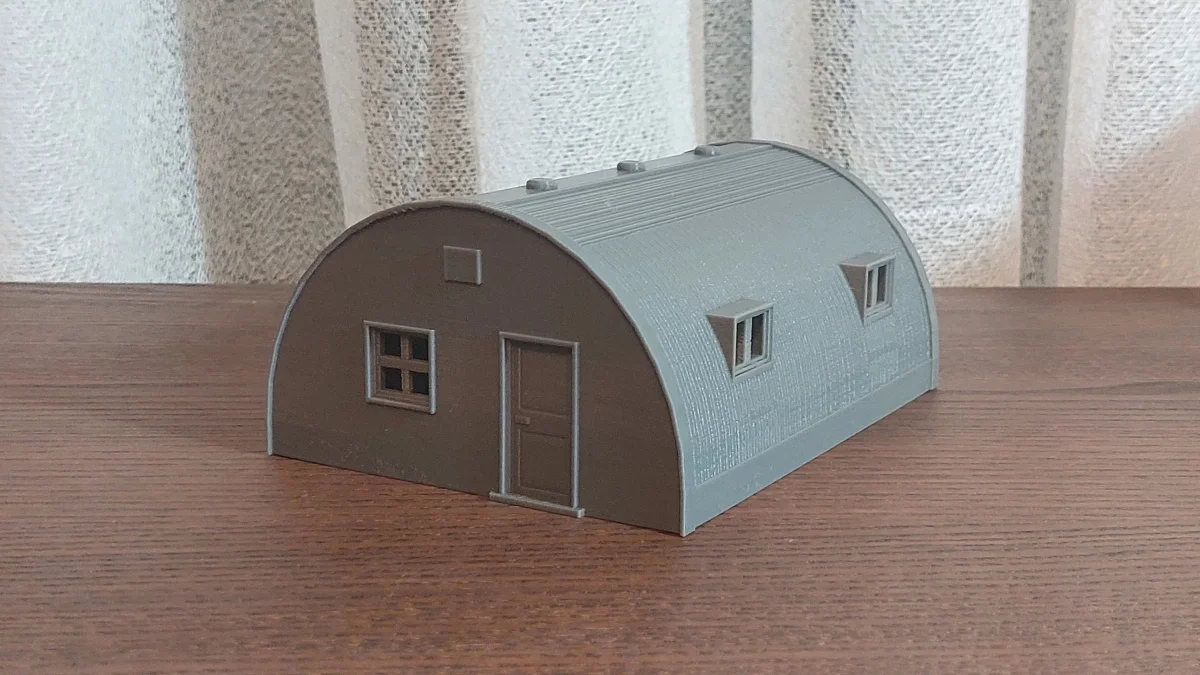 Quonset Hut Barrack - Miniature Wargaming Terrain - Zona Alfa - Team Yankee - 3D Print - Bild 6