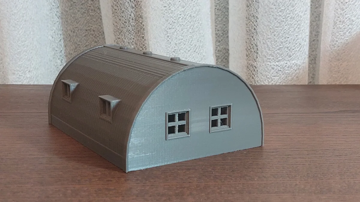 Quonset Hut Barrack - Miniature Wargaming Terrain - Zona Alfa - Team Yankee - 3D Print - Bild 5