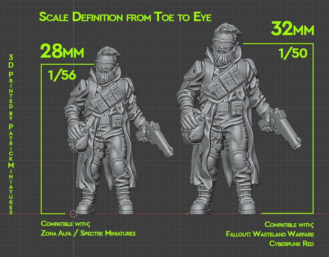 The Abomination - 3D Printed Minifigures for Zombie Post Apocalyptic Miniature Tabletop Games TTRPG - Bild 3