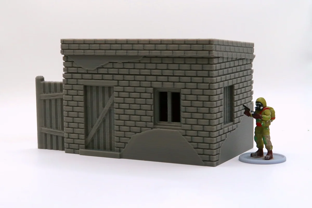 Noob Stalker / Loner - Small Camp Shed Utility Hut - ZONA ALFA / KONTRABAND 3D Printed Tabletop Wargaming Terrain - Bild 6