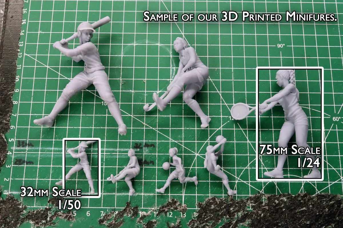 Myra Maiden Sexy Pinup 3D Printed Minifigures for Fantasy Miniature Tabletop Games DND, Frostgrave 28mm / 32mm - Bild 3