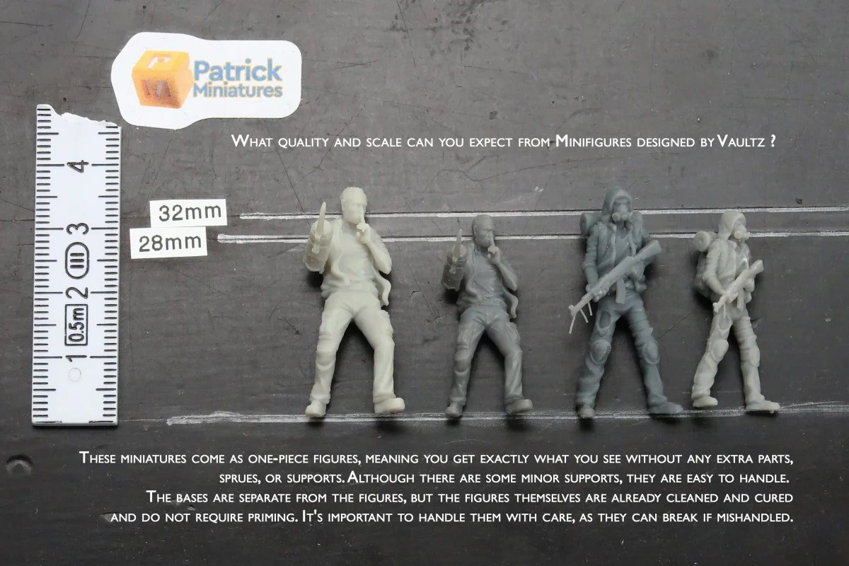 Ghost Spec Ops - 3D Printed Minifigure for Zombie Post Apocalyptic Miniature Tabletop Games TTRPG - Bild 3