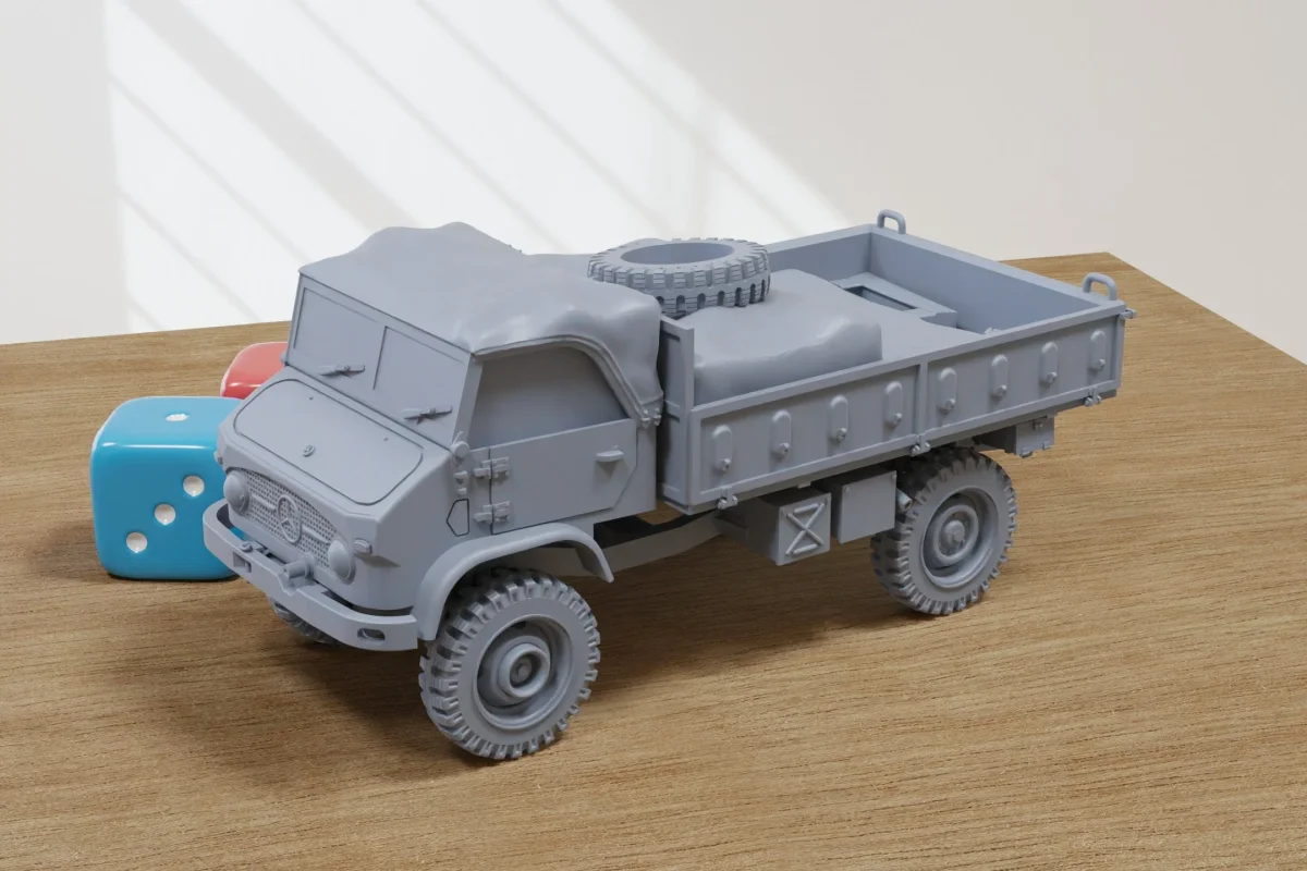Unimog GS - 3D Printed - 28mm Scale - Miniature Wargaming Vehicle - Tabletop Wargames - Model Railroad - Bild 5