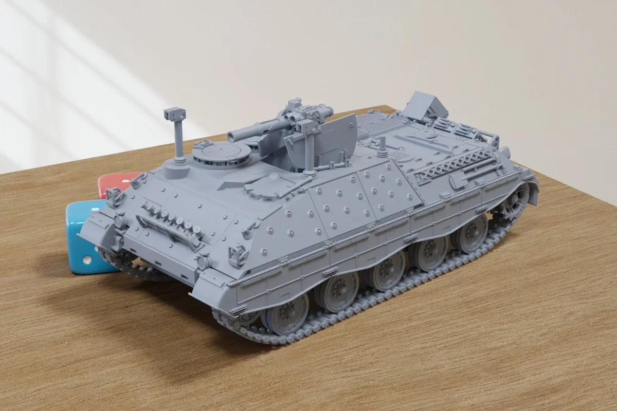 Jaguar 2 GS - 3D Printed - 28mm Scale - Miniature Wargaming Vehicle - Tabletop Wargames - Model Railroad - Bild 2