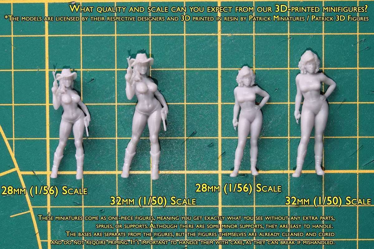 Little Sisters - Proxy Minifigures for Miniature Games like DnD, Baldurs Gate - 28mm / 32mm Scale - Bild 3