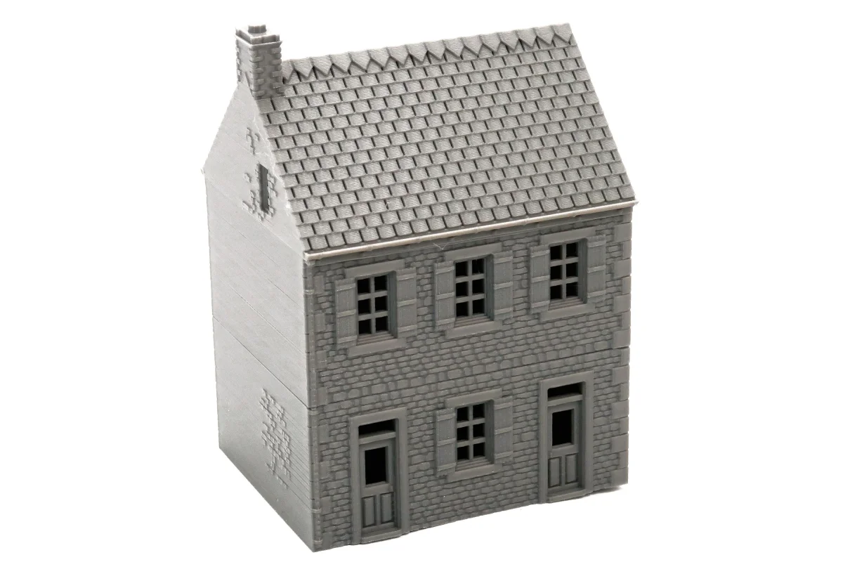 Normandy Row Cottage TS11 - French Town V4 - 3D Printed Miniature Wargaming Terrain 28mm / 20mm / 15mm Scale - Bild 4