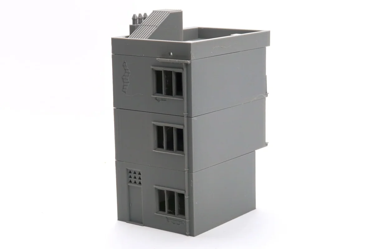 Modern Middle East Urban Building MET_03 - 3D Printed Miniature Wargaming Terrain in Various Scales - Bild 4
