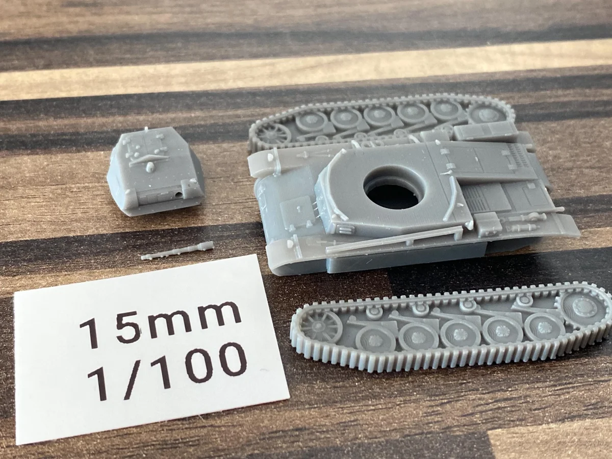 Pz.Kpfw-II-ausf-c-II - WW2 German Tank - 3D Resin Printed 28mm / 20mm / 15mm Miniature Tabletop Wargaming Vehicle - Bild 4