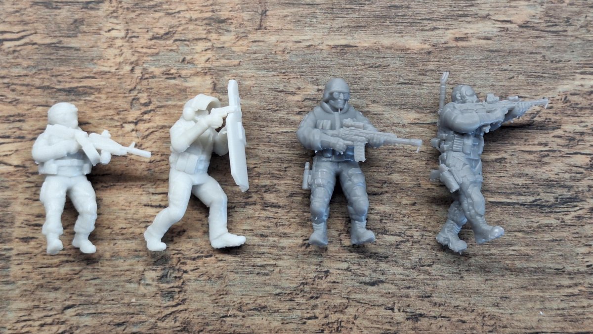 Heretic Marines - 28mm/32mm Scale 3D Printed Miniatures for Trench Warfare Darkgrim Miniature Tabletop Wargames - Bild 5