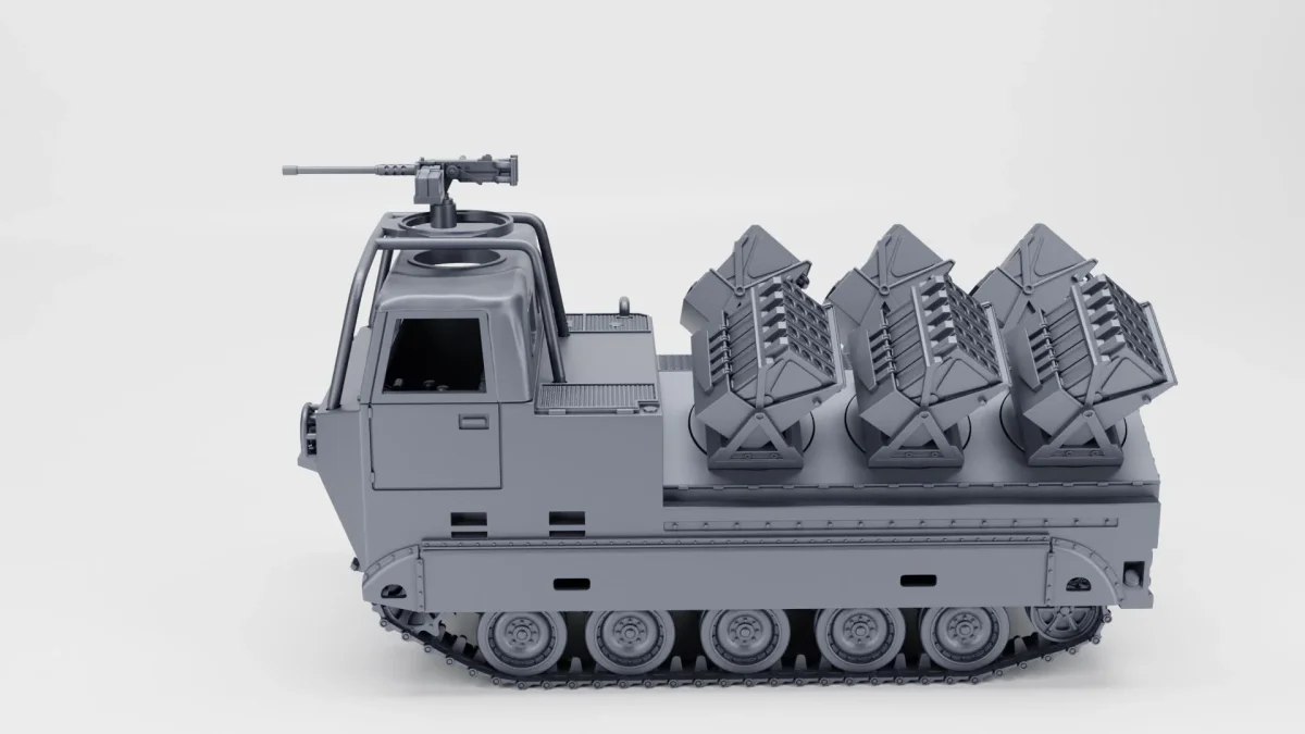M548A1 Skorpion Minelayer - West German Cold War Era - 3D Printed Miniature Wargaming Combat Vehicle - Bild 7