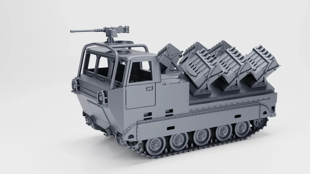 M548A1 Skorpion Minelayer - West German Cold War Era - 3D Printed Miniature Wargaming Combat Vehicle - Bild 3