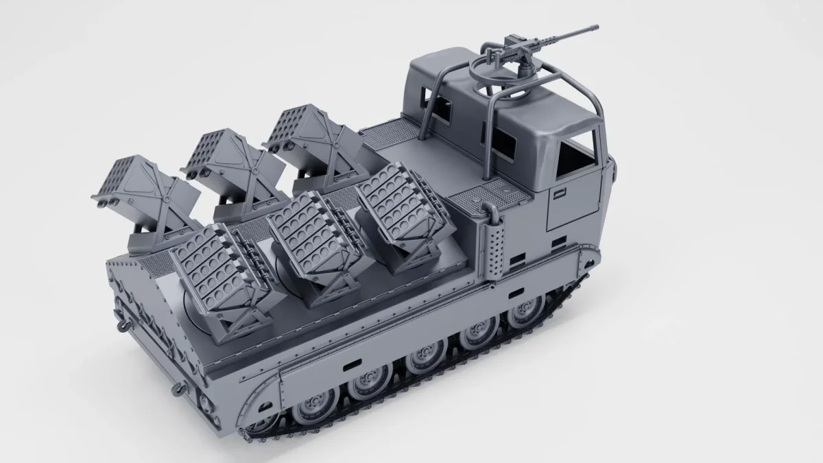 M548A1 Skorpion Minelayer - West German Cold War Era - 3D Printed Miniature Wargaming Combat Vehicle - Bild 5