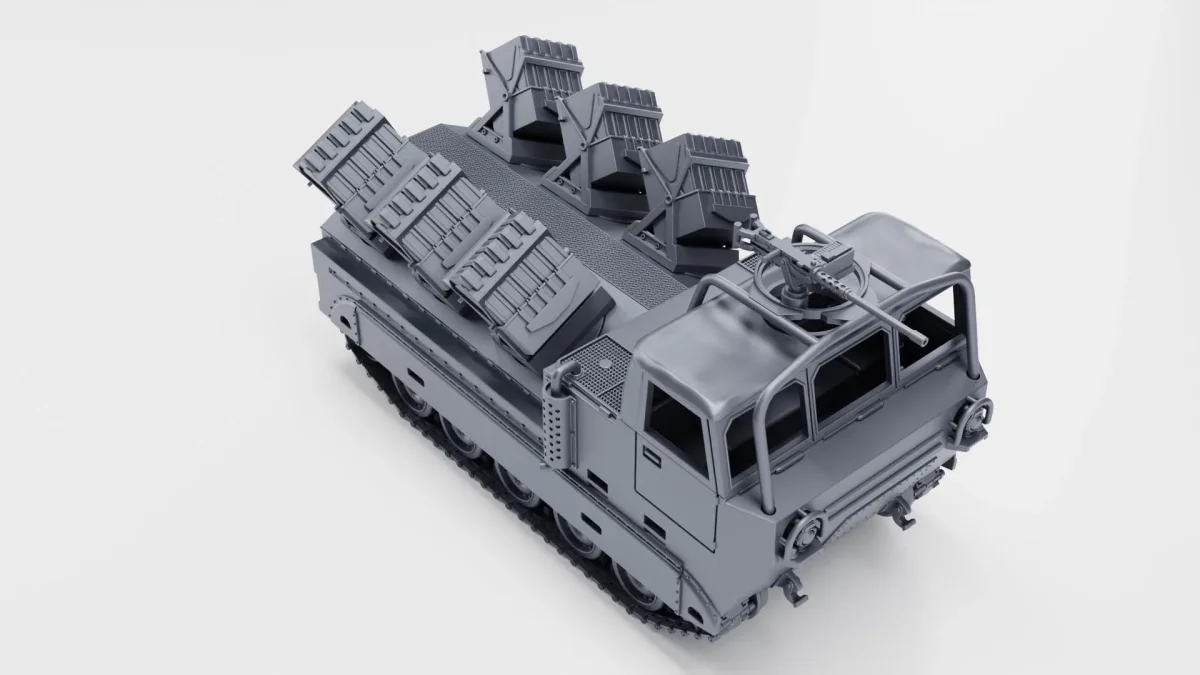 M548A1 Skorpion Minelayer - West German Cold War Era - 3D Printed Miniature Wargaming Combat Vehicle - Bild 9