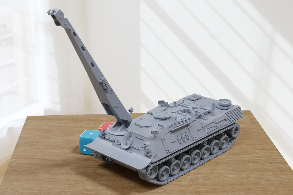 Bergepanzer 2 ARV - West German Cold War - 3D Printed Miniature Wargaming Combat Vehicle - Bild 2