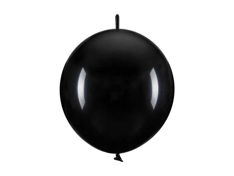 Länkande ballonger Svarta 20-pack - Bild 2