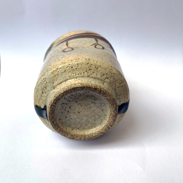 Japansk Oribe Tekopp – Hängande kakiplommon mönster - Bild 5