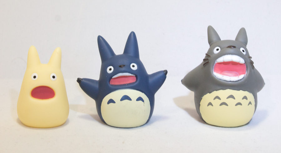 TOTORO – VRÅL – PLASTFIGURER (3 ST) - Bild 2