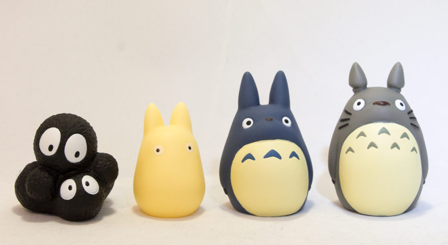 TOTORO – PLASTFIGURER (4 ST)